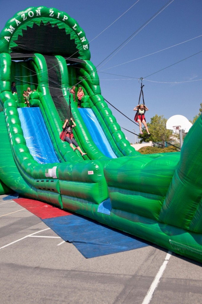 Amazon Zip Line Folsom Inflate the Fun