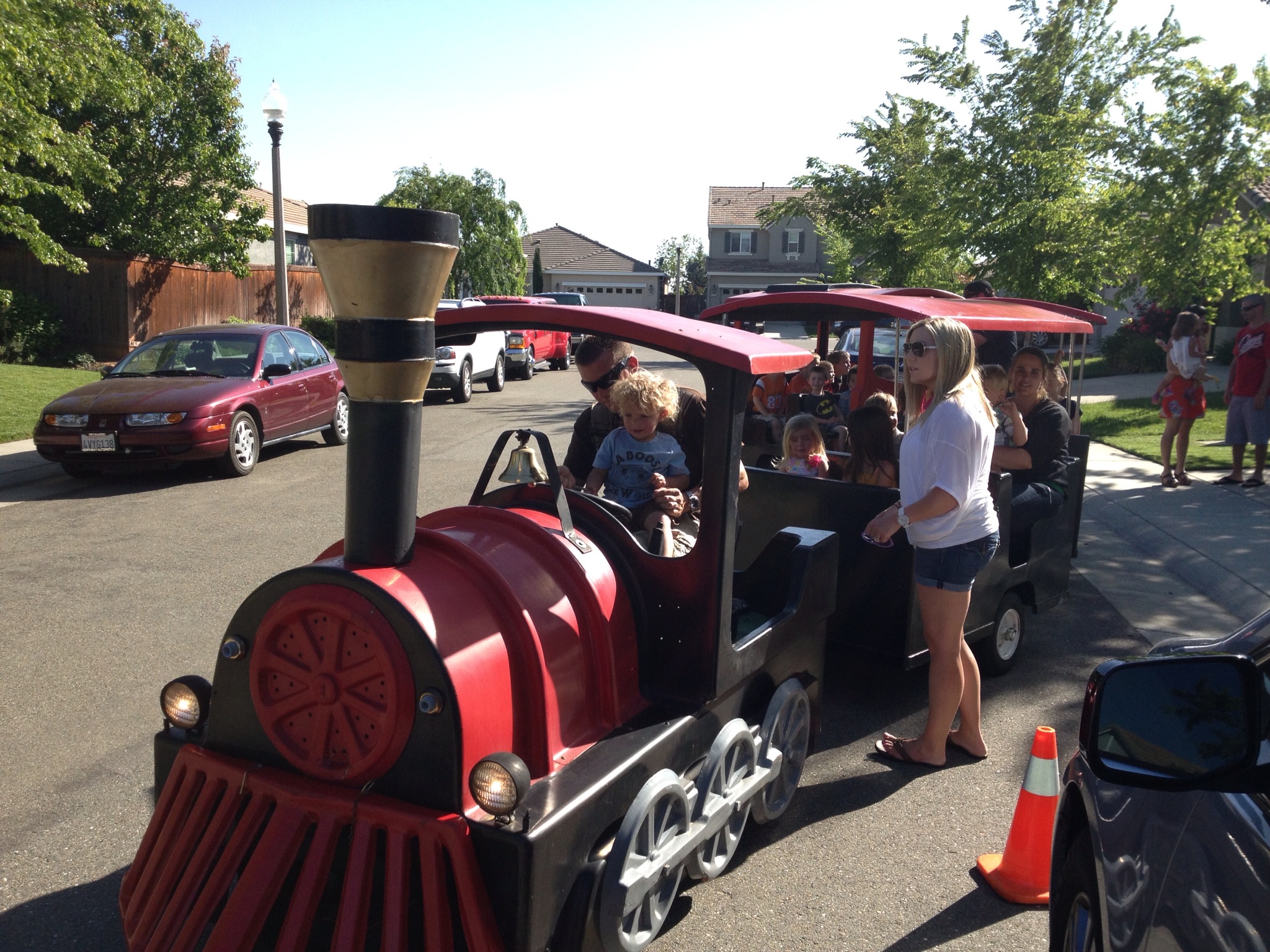 Choo Choo Express Trackless Train Inflate the Fun